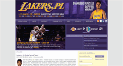 Desktop Screenshot of lakers.pl