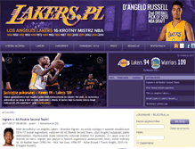 Tablet Screenshot of lakers.pl